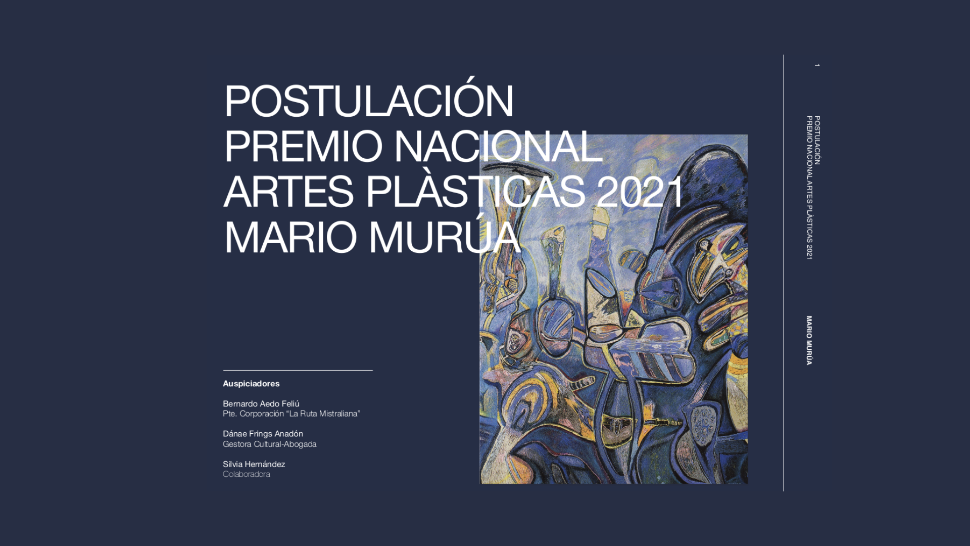Mario Murua Premio Nacional de Artes Plásticas 2021